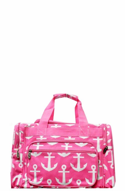 Printed Duffle Bag-DDT417/PINK